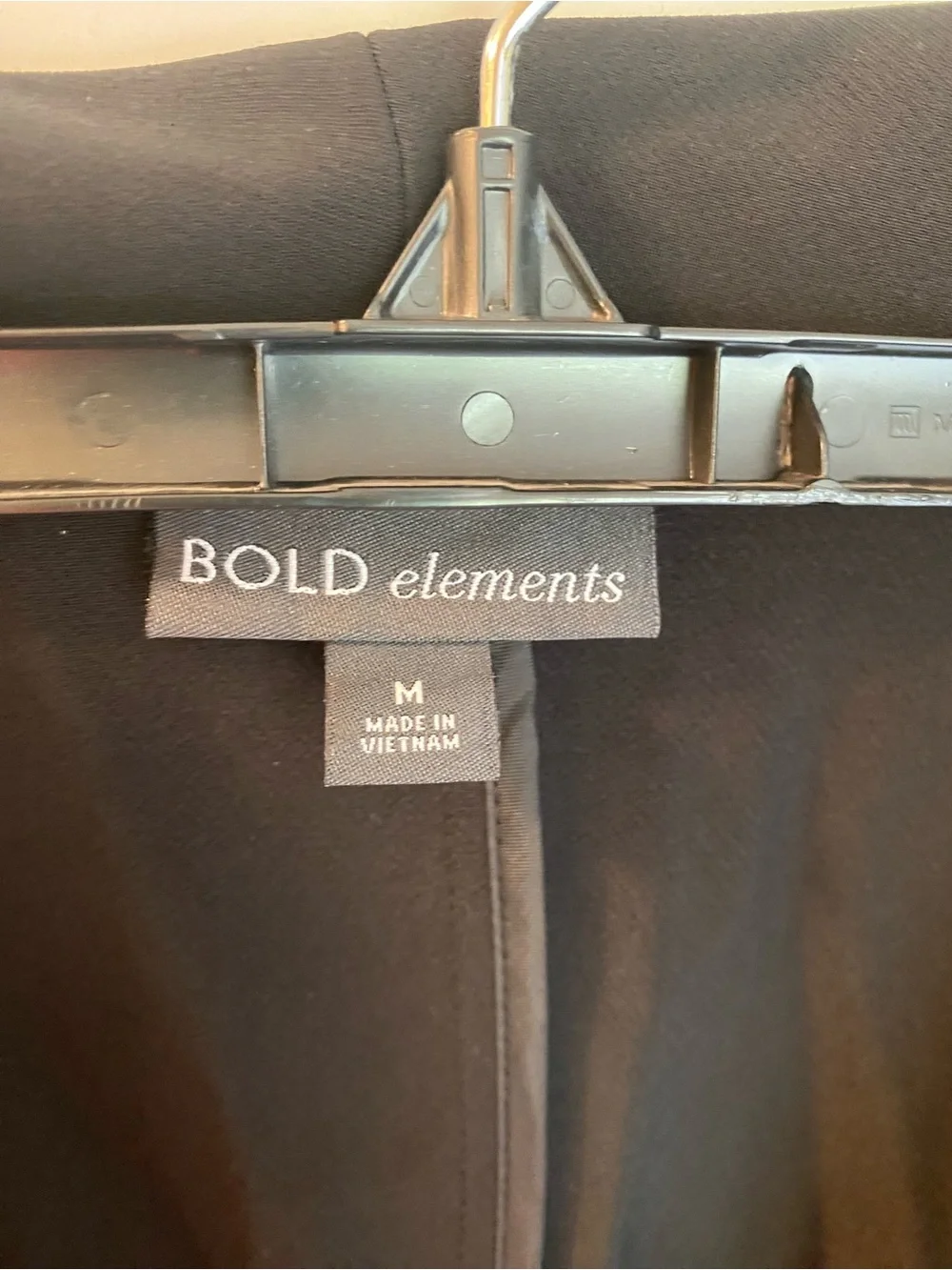 BOLD elements Black Lace-Up Shawl Collar Blazer